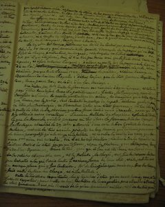 Example page from an early Letter, dated 22 January 1789